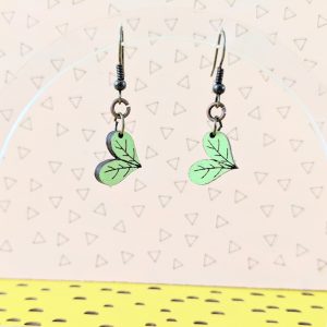 Spring Leaf Dangle Earrings - Persephone